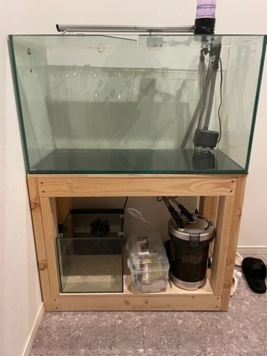 中古水槽+自作水槽台