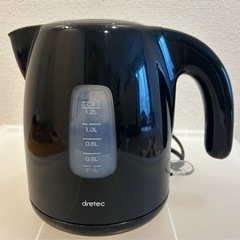 31日まで【値下げ】ドリテック(dretec)電気ケトル