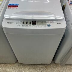 🎉Hisense/ハイセンス/4.5㎏洗濯機/2021年式/HW-E4504🎀🎉2074🎀-