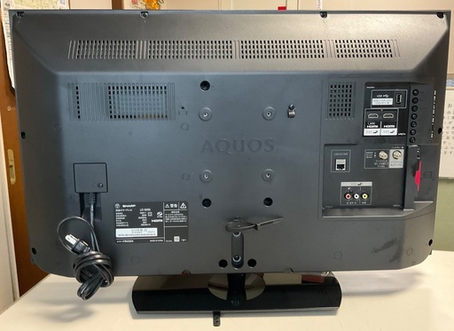 RKGTV-56】特価！シャープ/32型液晶テレビ/LC-32S5/中古品/2018年製  