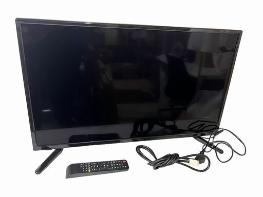 美品 定価34000円 グランプレ 地デジ対応 32型液晶テレビ 32インチ TV-17-C021 2019年製 リモコン アンテナケーブル付き GRANPLE    B