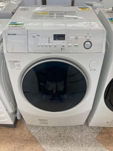 SHARP/シャープ/10kgドラマ式洗濯機/2019年式/ES-H10C-WL2138