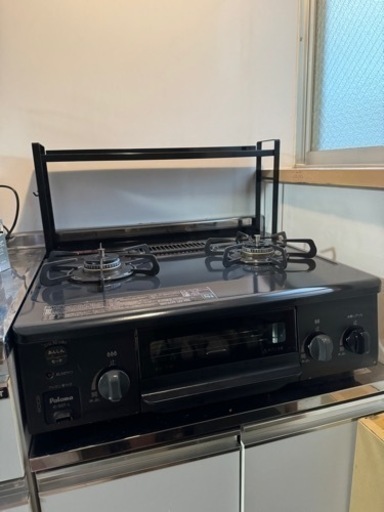 56㎝ 水無し片面焼グリル コンパクトガステーブル IC-S37-L 都市ガス(13A)用/左強火