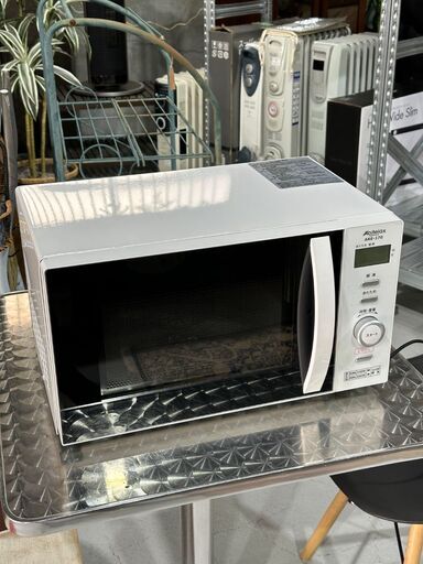 【Abitelax】アビテラックス 電子レンジ 2022年 W45.5cm ガラスターンテーブル 横開き扉 シンプル操作 ヘルツフリー