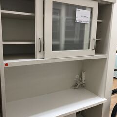 ☆ジモティ割あり☆ ニトリ 食器棚 ホワイト H180×W100×D40 