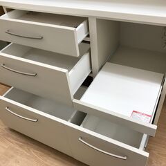☆ジモティ割あり☆ ニトリ 食器棚 ホワイト H180×W100×D40 