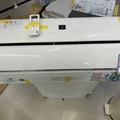 シャープ／エアコン2.2k】【2021年製】【6畳用】【クリーニング済