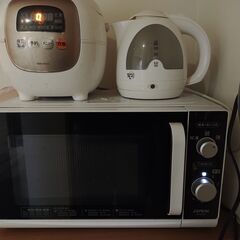 【無料】電子レンジ+炊飯器・電気ケトル