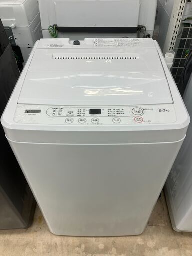 高年式 YAMADA ヤマダ 6kg洗濯機 2023 YWｍ-T60H1 No.1266● ※現金、クレジット、スマホ決済対応※