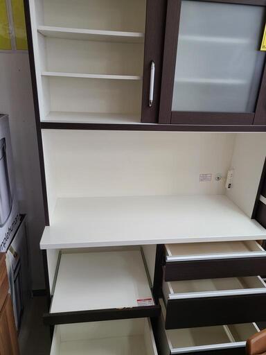 J4512　NITORI　ニトリ　キッチンボード　スイフト120KB　ダークブラウン　クリーニング済　【リユースのサカイ柏店】 J4512 NITORI ニトリ キッチンボード スイフト120KB ダークブラウン