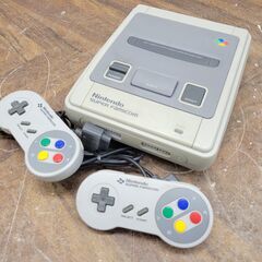 スーパーファミコン本体 本体動作確認済 コントローラー×２おまけ...