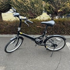 キャプテンスタッグ　変速付き折りたたみ自転車