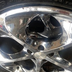 235/35ZR19  19インチ　メッキ　アルミホイール　４本セット