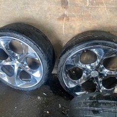 235/35ZR19  19インチ　メッキ　アルミホイール　４本セット