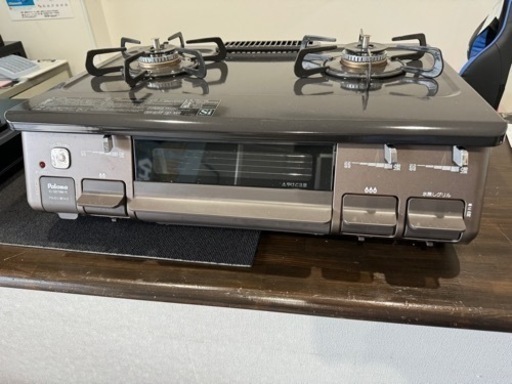 パロマ 都市ガス用 21年製 ガスコンロ IC-S87BM 0326-22