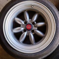 15インチホイール8J　4穴＋28　ステルスレーシング