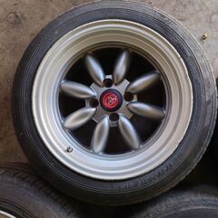 15インチホイール8J　4穴＋28　ステルスレーシング