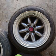 15インチホイール8J　4穴＋28　ステルスレーシング