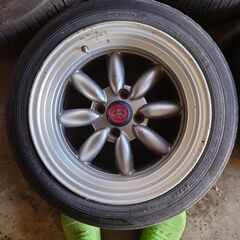 15インチホイール8J　4穴＋28　ステルスレーシング