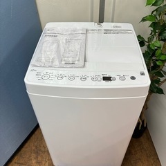 I760 ? 2021年製の美品♪ ORIGINAL BASIC 洗濯機 （4.5㎏）⭐