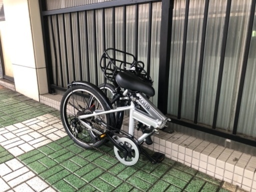 折りたたみ自転車 6段 軽量アルミフレーム