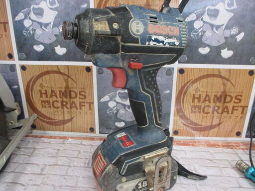 ボッシュ BOSCH インパクト/グラインダ/マルノコ 中古品 バッテリ18V
