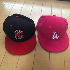 ドジャース　ヤンキース　キッズ帽子　サイズ53.9