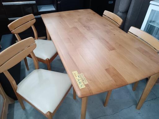 配送可 家具 ダイニング5点セット★クリーニング済　管理番号12603