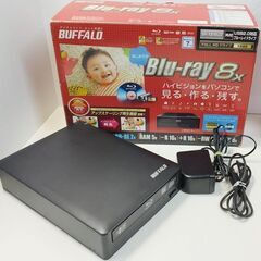 【ネット決済・配送可】BUFFALO Blu-rayドライブ B...