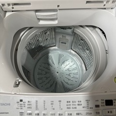 ★早い者勝ち★2021年製ビートウォッシュ 日立 BW-V70G 7kg 洗濯機 2021年製