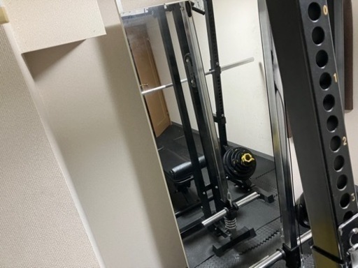全身鏡 日本製 突っ張りミラー