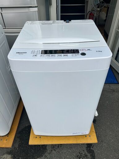 洗濯機 ハイセンス HW-K55E 2021年 せんたくき 家事家電【安心の3ヶ月保証★送料に設置込】自社配送時代引き可※現金、クレジット、スマホ決済対応※