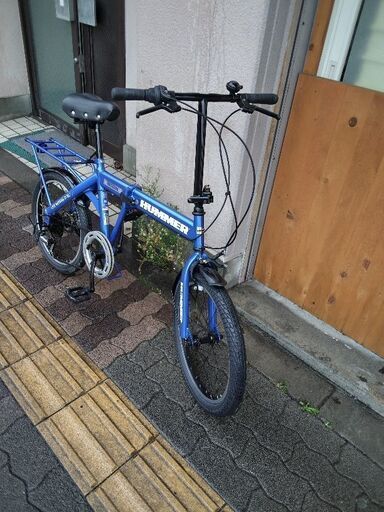 HUMMER[ハマー]FDB206SG-DK 20吋 折り畳み自転車 外装6段/ブルー