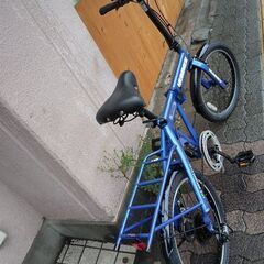 HUMMER[ハマー]FDB206SG-DK 20吋 折り畳み自転車 外装6段/ブルー