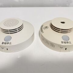 【中古】電池切れ2台セットねつ当番＆けむり当番National火...