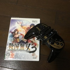 Wiiセット【戦国無双3】専用ｺﾝﾄﾛｰﾗｰ＆ｿﾌﾄ