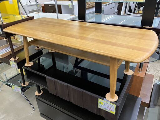 ☆シギヤマ家具☆センターテーブル☆コーヒーテーブル☆サリー 無垢材 420