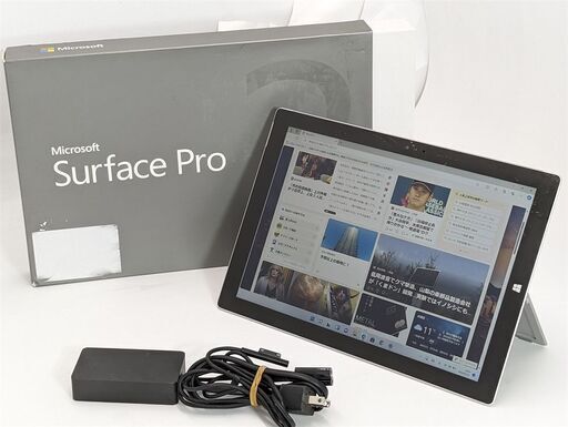 安さで勝負 元箱有り Microsoft Surface Pro 3 タッチ タブレット 第4世代i5 SSD256GB 中古良品 8GB Bluetooth カメラ Windows11 Office