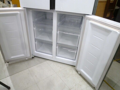 大型冷蔵庫 468L 2019年製 Haier JR-NF468A フレンチドア 4ドア