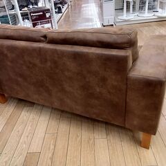 ☆ジモティ割あり☆ ソファー ブラウン H72×D82×W148 クリーニング済み 