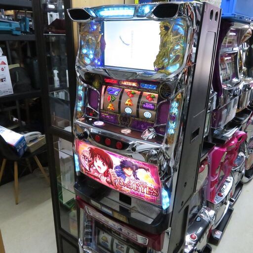 パチスロ実機 3×3 EYES 聖魔覚醒 サザンアイズ コイン不要機付き スロット機|江別市のリサイクルショップドロップ