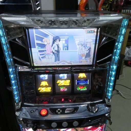 パチスロ実機 スカイガールズ ゼロふたたび コイン不要機付き スロット