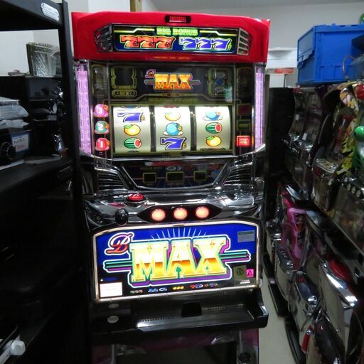 パチスロ実機 アクロス B-MAX コイン不要機付き スロット機|江別市のリサイクルショップドロップ