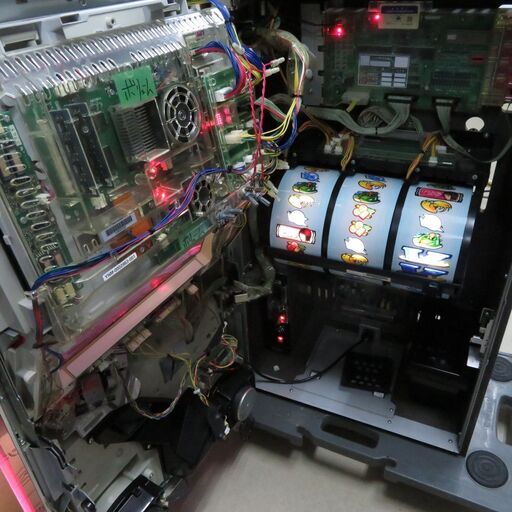 パチスロ実機 モンキーターン 青島パネル コイン不要機付き ドアキー