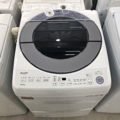 安心の1年保証付！！SHARP 全自動洗濯機　8.0kg【トレフ...