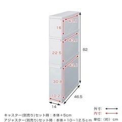 【決まりました】キッチンストッカー　キッチン収納　ランドリー収納...