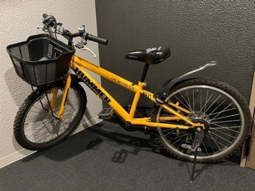 HUMMERキッズ自転車 変速ギア 22インチ HUMMERキッズ自転車 変速ギア 22インチイエローマウンテンバイク