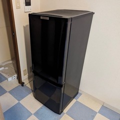 冷蔵庫　ブラック　黒　三菱電機　冷凍庫　冷蔵庫