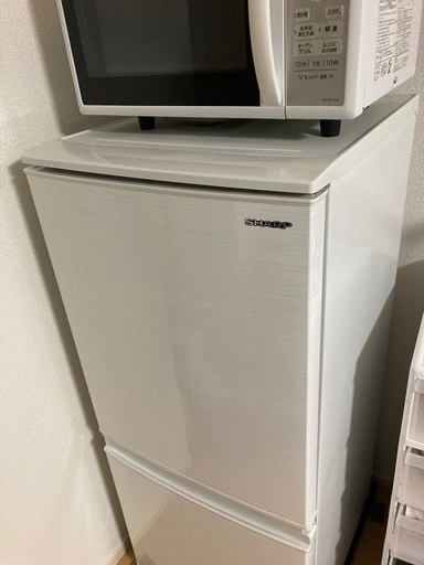冷蔵庫・電子レンジ・電子ケトル　キッチン家電3点セット