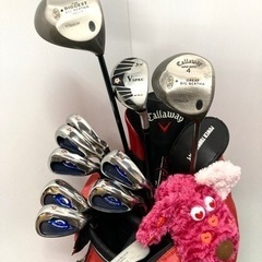 【レディース！】◆Callaway キャロウェイ◆ゴルフクラブセット + SRIXON スリクソン キャディバッグ+付属品多数付き